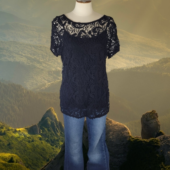 new directions Tops - New Directions Lace Top